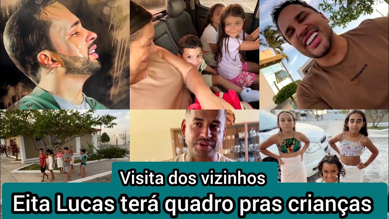 Lucas Guimarães recebe visita dos vizinhos condomínio e terá quadro especial pra elas no programa