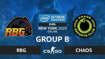 CS:GO - Chaos vs RBG [Inferno] Map 1 - IEM New York 2020 - Group B - NA
