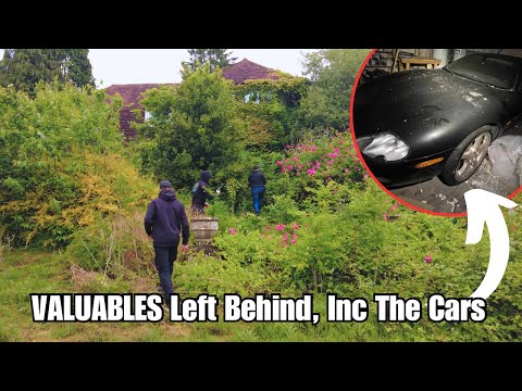 We Found Millionaire’s Abandoned Mansion With EVERYTHING LEFT BEHIND! Even The Cars