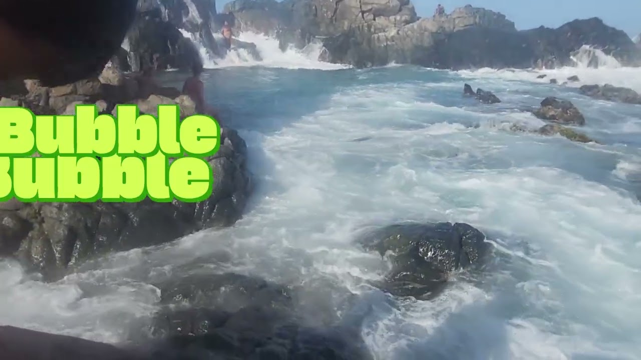 Natural Pool, Conchi, Arikok National Park, Aruba　自然にできたプール　アルーバ島