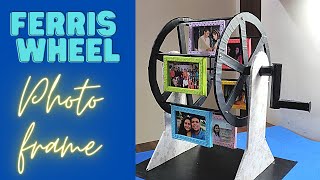 How to make ferris wheel photo frame step by step|Unique photo frame using cardboard and paper|part5