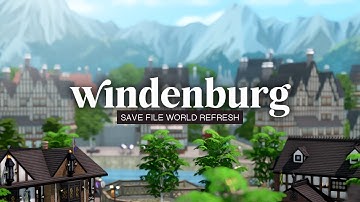 Windenburg Refresh! Save File Review | Sims 4 Get Together