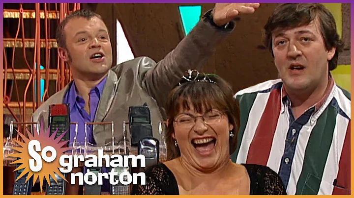 Stephen Fry and Lorraine Kelly Record a Cheeky Mes...