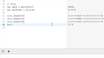 Collection Types in Swift - Arrays, Sets, Collections