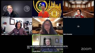 Jail Court Judge s Zoom Meeting
