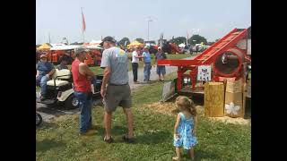 Portable Poultry Bedding Machine At Ag Progress Days
