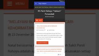 Aplikasi RS Panti Rahayu Mobile screenshot 1