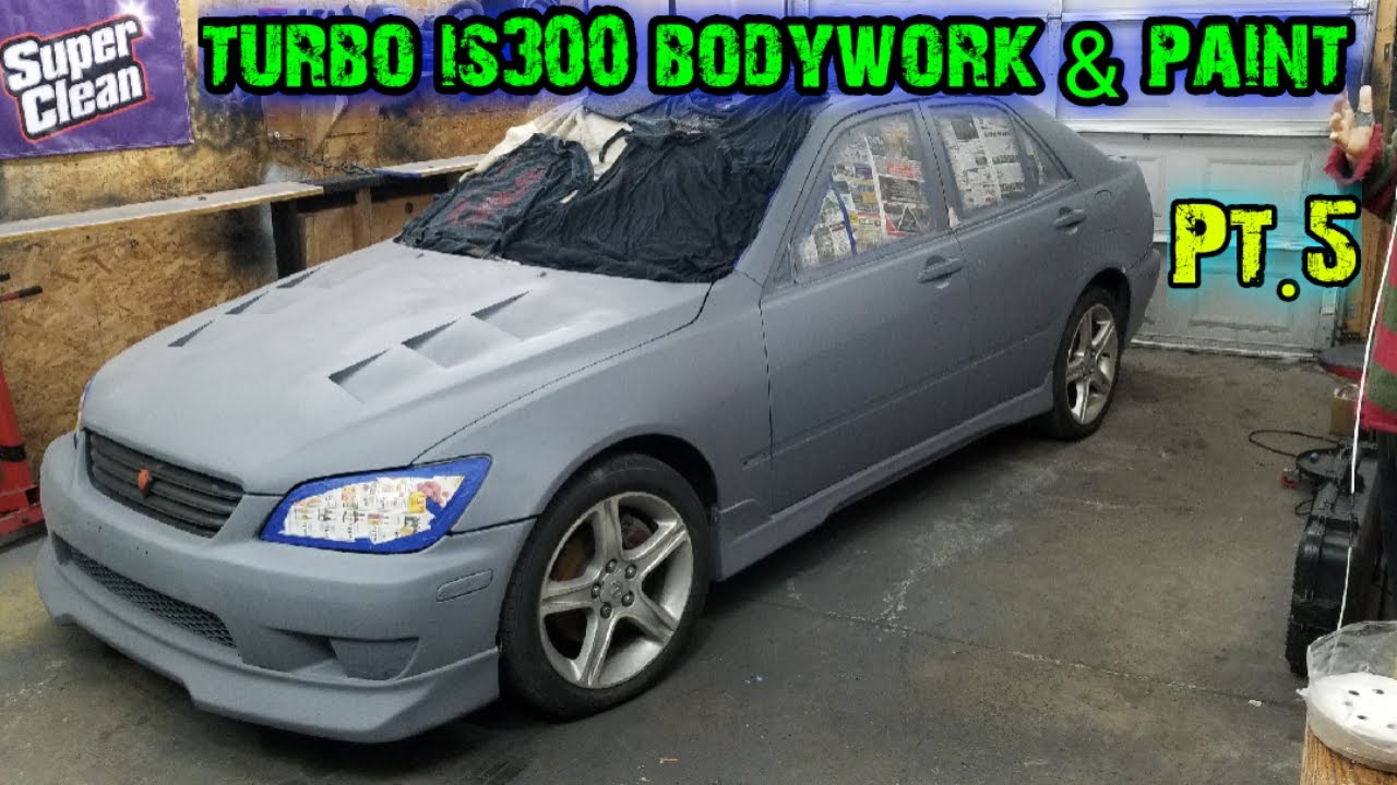 is300 NAT bodywork & paint Pt.5 2jz lexus is300 nat 2jzge factorymanual paintjob 