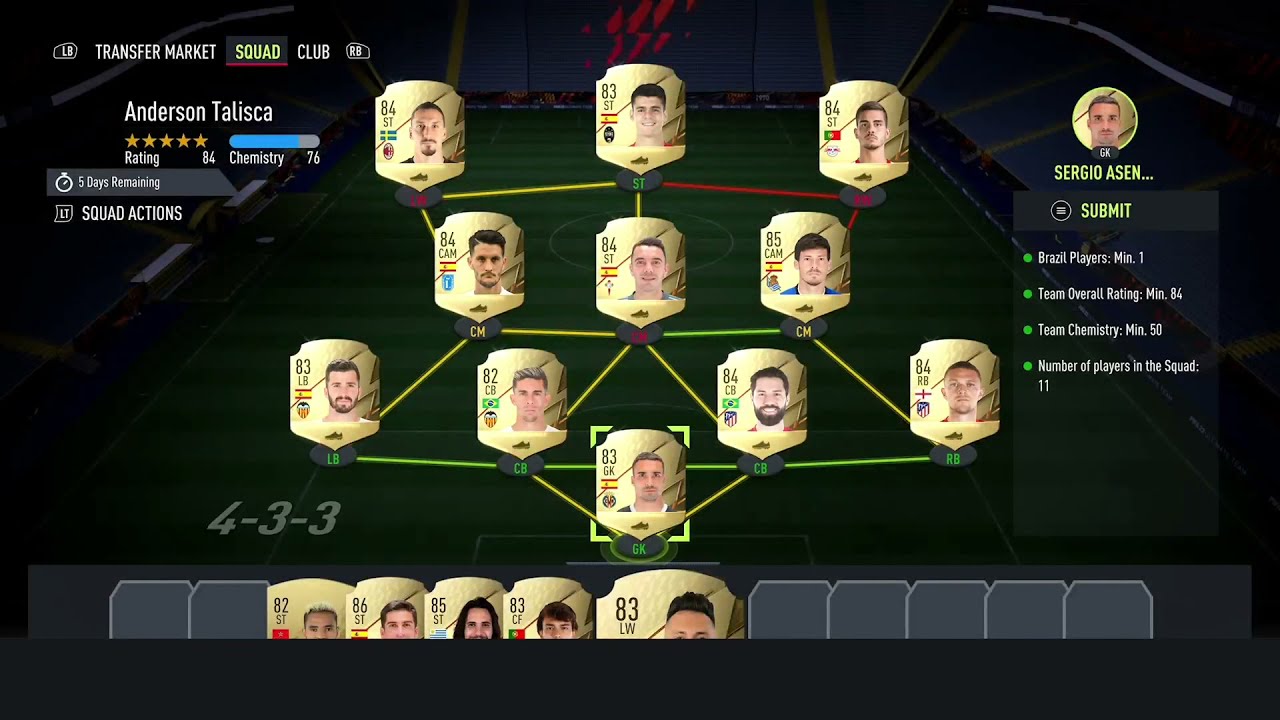 ONES TO WATCH ANDERSON TALISCA SBC CHEAPEST SOLUTION *NO LOYALTY* - Fifa 22 Ultimate Team