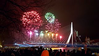 Rotterdam Firework Display New Year 2016