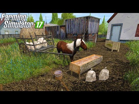 Видео: БЕДНЫЙ ФЕРМЕР КУПИЛ ТЕЛЕГУ И КОРМ ДЛЯ ЛОШАДИ! РП В FARMING SIMULATOR 17