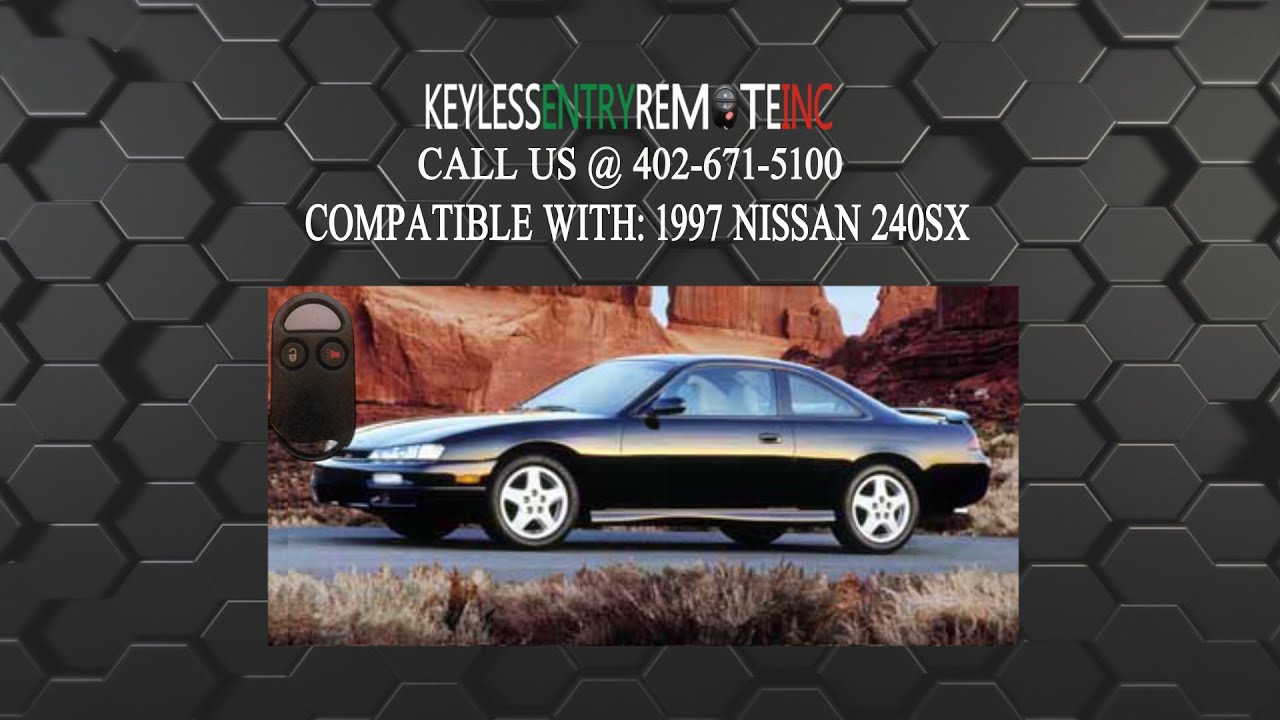 How To Replace Nissan 240SX Key Fob Battery 1997 YouTube