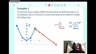 Section 2.3 Piecewise Functions Part 1
