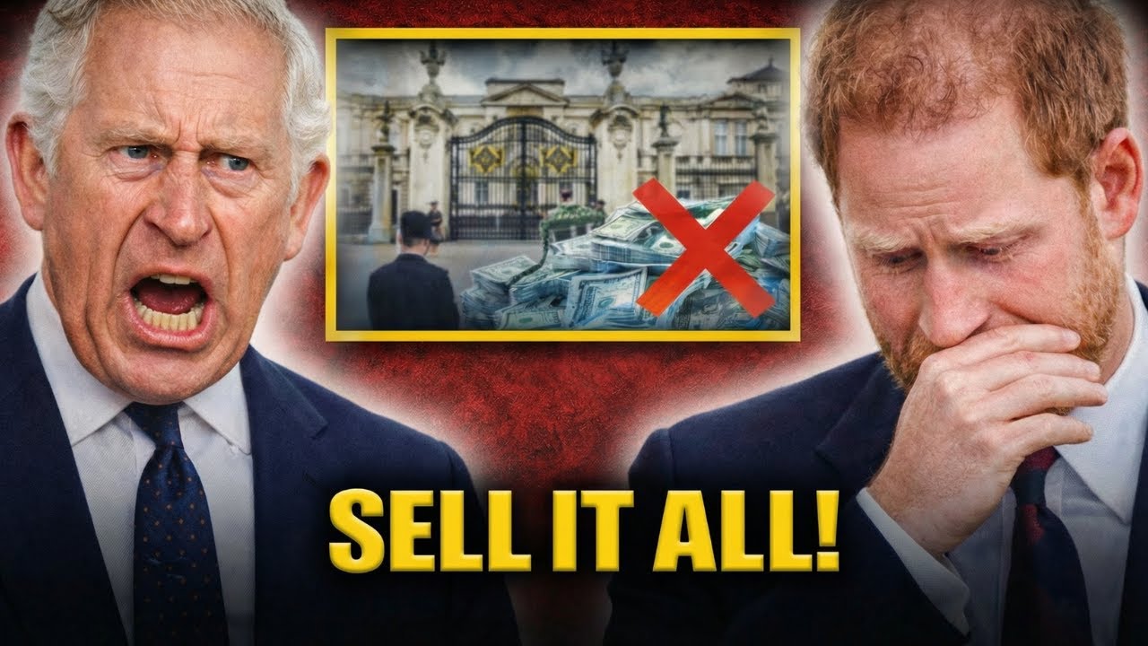 ‘SELL IT ALL’ Charles BLOCKS $42M Rescue – Harry In Tears Outside Palace Gates