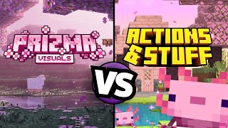 Famous Prizma Visuals vs Actions & Stuff ✨ | Minecraft Bedrock Animation & Visuals Showcase Net Worth