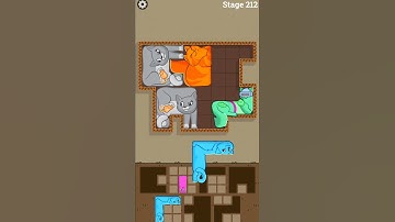 Puzzle Cats - Gameplay Walkthrough (iOS & Android) Stage 212 #shorts #gaming #funny