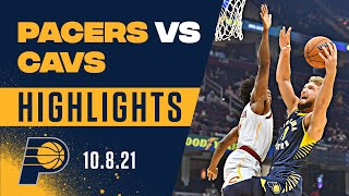 Indiana Pacers Preseason Highlights vs. Cleveland Cavaliers | October 8, 2021