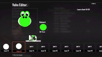 Black ops 2 Yoshi emblem tutorial