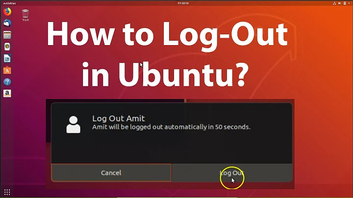 How to Log Out in Ubuntu Via Terminal?