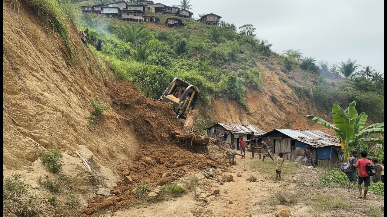 Building Roads for the Poor! Building a Life-Saving Road on a Steep Mountain.