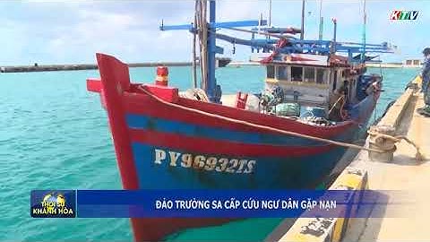 Đảo Trường Sa cấp cứu ngư dân gặp nạn