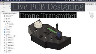 Live Project PCB Designing | Drone Transmitter | 9 PM