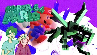 Beating Minecraft as Mario 64 [ft. PlayOmega]