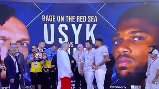 USYK vs AJ 2 - Weigh in and stare down 🥊🥊