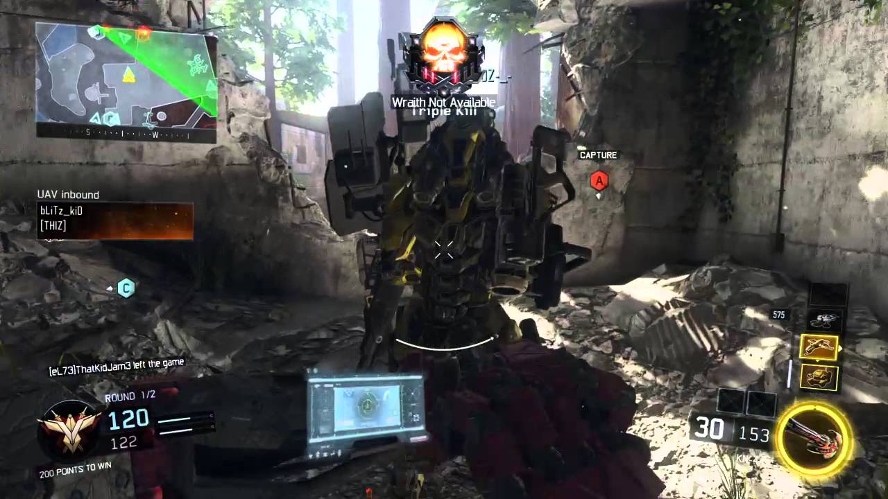 CALL OF DUTY BLACK OPS 3 - REDWOOD DOMINATION 30 WRAITH KILLS IN ONE ...