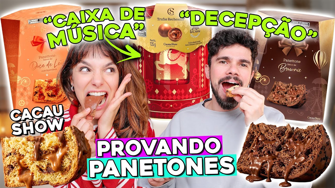 PROVANDO NOVIDADES DE PANETONES 2025