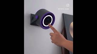 NexusHut 180-Speed Portable Fan with LED Display, USB Rechargeable, Night Light