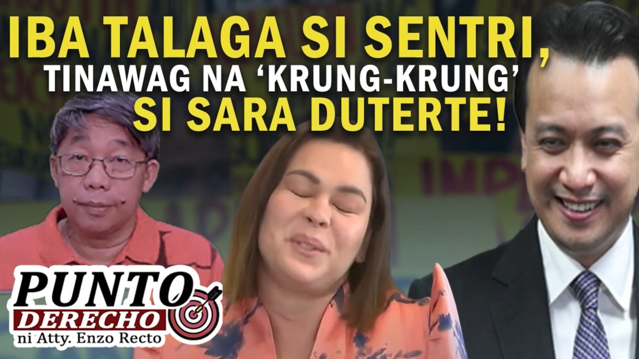 IBA TALAGA SI SENTRI, TINAWAG NA ‘KRUNG-KRUNG’ SI SARA DUTERTE!