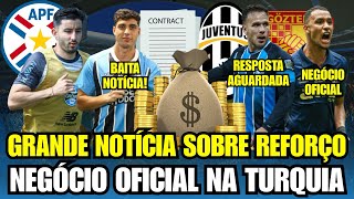 🚨 GRANDE NOTÍCIA SOBRE REFORÇO! A RESPOSTA DE ARTHUR: GRÊMIO & RONALDINHO | NEGÓCIO NA TURQUIA