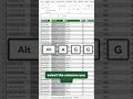 Hide or Unhide Columns Instantly in Excel with This Simple Shortcut!
