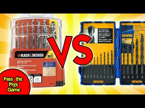 BEST DRILL BIT SET?  Black & Decker Drill Bits Set VS Irwin Drill