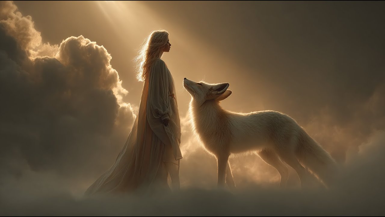 Визуальная поэтическая фантазия | Она прошла сквозь мир, сотканный из света ✨️ | Сюрреализм | Муз...