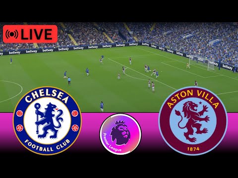 Chelsea Vs Aston Villa LIVE Premier League 2025 26 Full Match EPL Live Match Pes 21