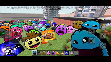 TOO MUCH Custom Lobotomy Dash Nexbots I Geometric Dash Difficulty face in Minecraft PE |1.21+