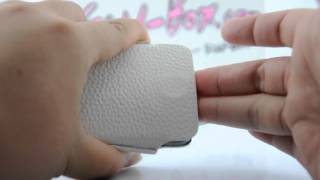 Magnetic Vertical Leather Pouch Bag Case for iPhone 5