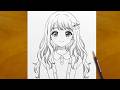 How to Draw a Gorgeous Anime Girl | Pencil Art Tutorial