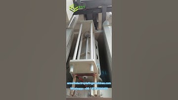 Automatic barrel zinc electroplating machine #electroplating