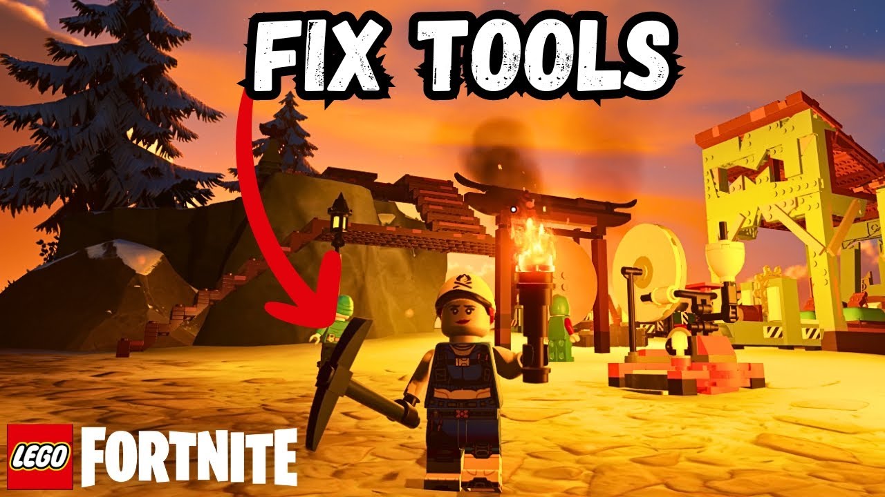 Can I Fix Tools in LEGO Fortnite Repair Axe, Pickaxe, Sword