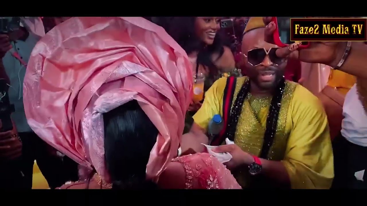 IYABO OJO DANCING, SEGUN JOHNSON AT HER DAUGHTER'S WEDDING CEREMONY.. PRISCILLA & HUBBY