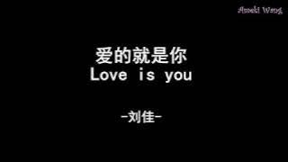 [Pinyin][ซับไทย] Liu Jia - Love is you | 爱的就是你