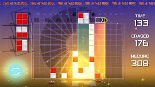 Lumines Full Throttle trophy - clear 320 squares in 300 seconds