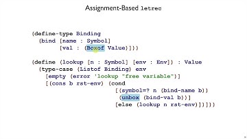 Plait Letrec 5 - recursion via boxes