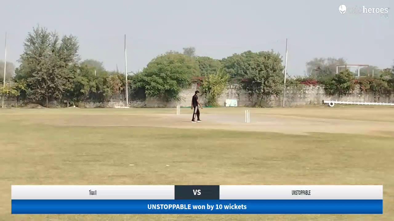 Tikaau XI vs UNSTOPPABLE live cricket match | Balaji Hospital Corporate League  live - Vinayak Cric