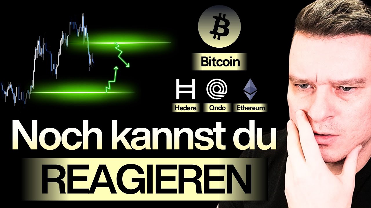 Sei JETZT dafür bereit: Bitcoin schlägt Alarm, meine Krypto Prognose inkl.  Ondo, Hbar & Ethereum