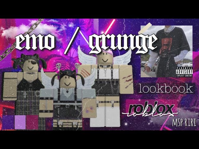 Aesthetic Roblox Outfits Grunge Emo Themed Youtube - roblox emo t shirt template