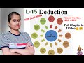 Deduction us 80c to 80u chapter via deduction from gross total income